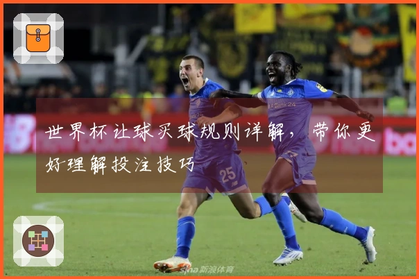世界杯让球买球规则详解，带你更好理解投注技巧